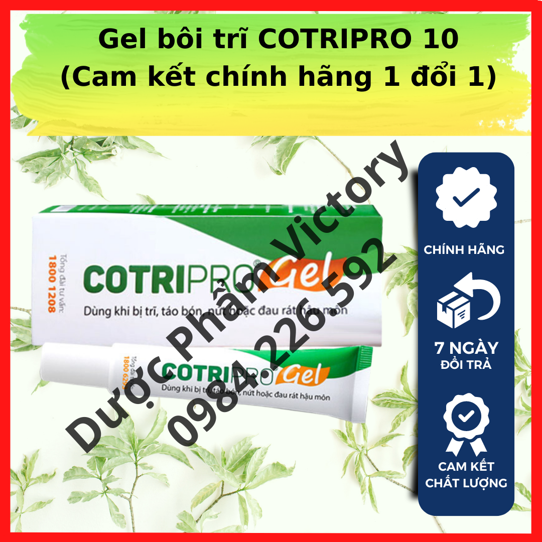 Gel bôi trĩ cotripro 20