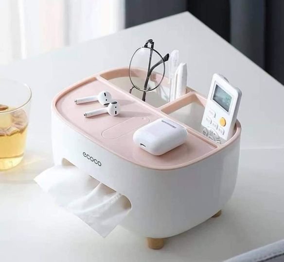 Hộp đựng khăn giấy ăn để bàn ecoco, hộp đựng mỹ phẩm ,điều khiển, đựng đồ đa năng sang trọng - shop đồ gia dụng, đồ chơi trẻ em ngọc minh