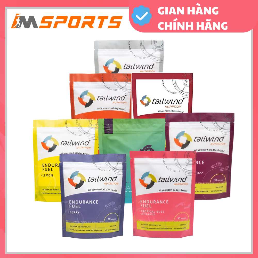 Túi bột dinh dưỡng chạy bộ Tailwind Endurance Fuel 30 Serving - nhiều vị