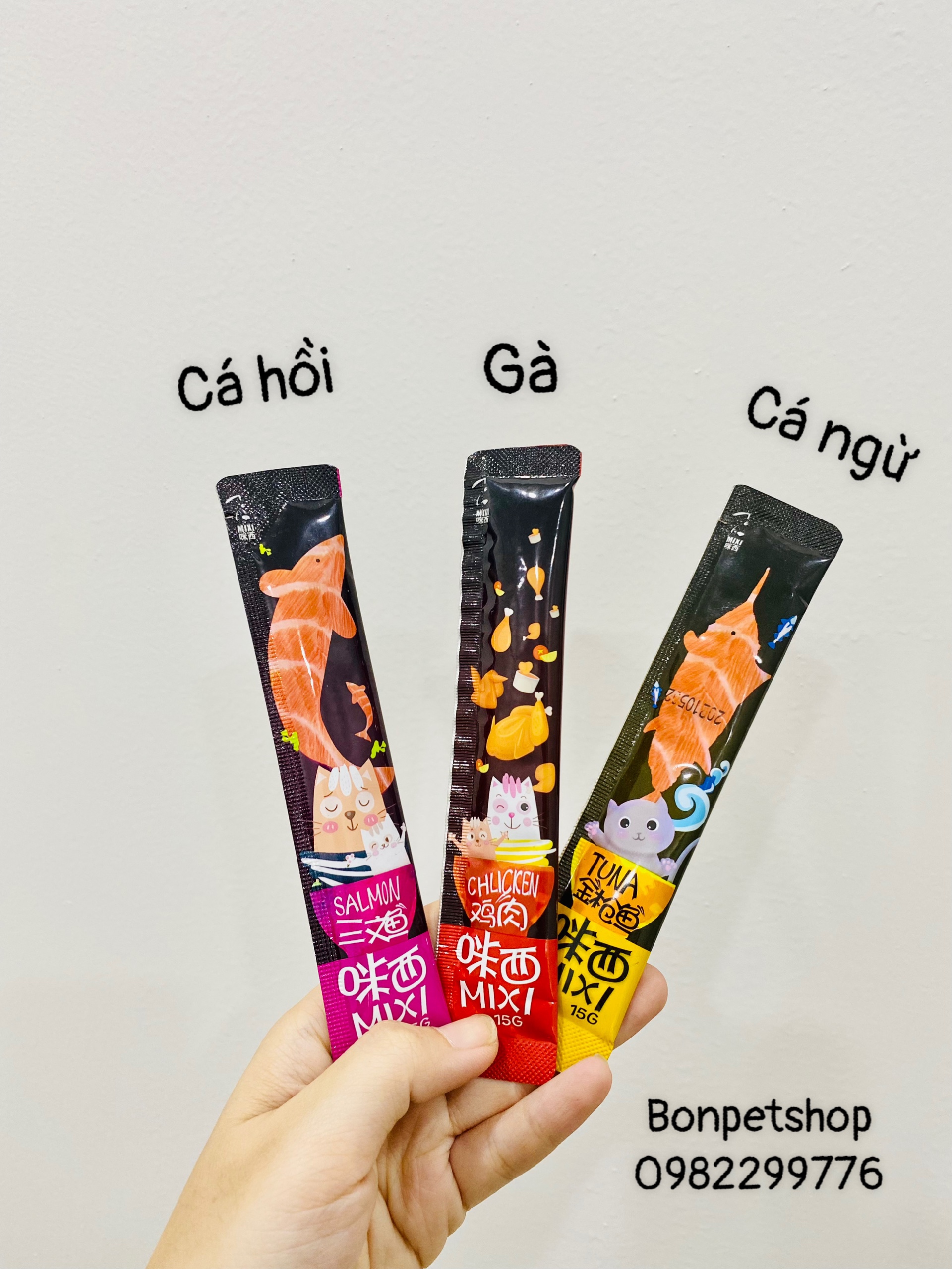 Sỉ lẻ siêu rẻ- Thanh sốt thưởng Mixi chó mèo siêu ngon