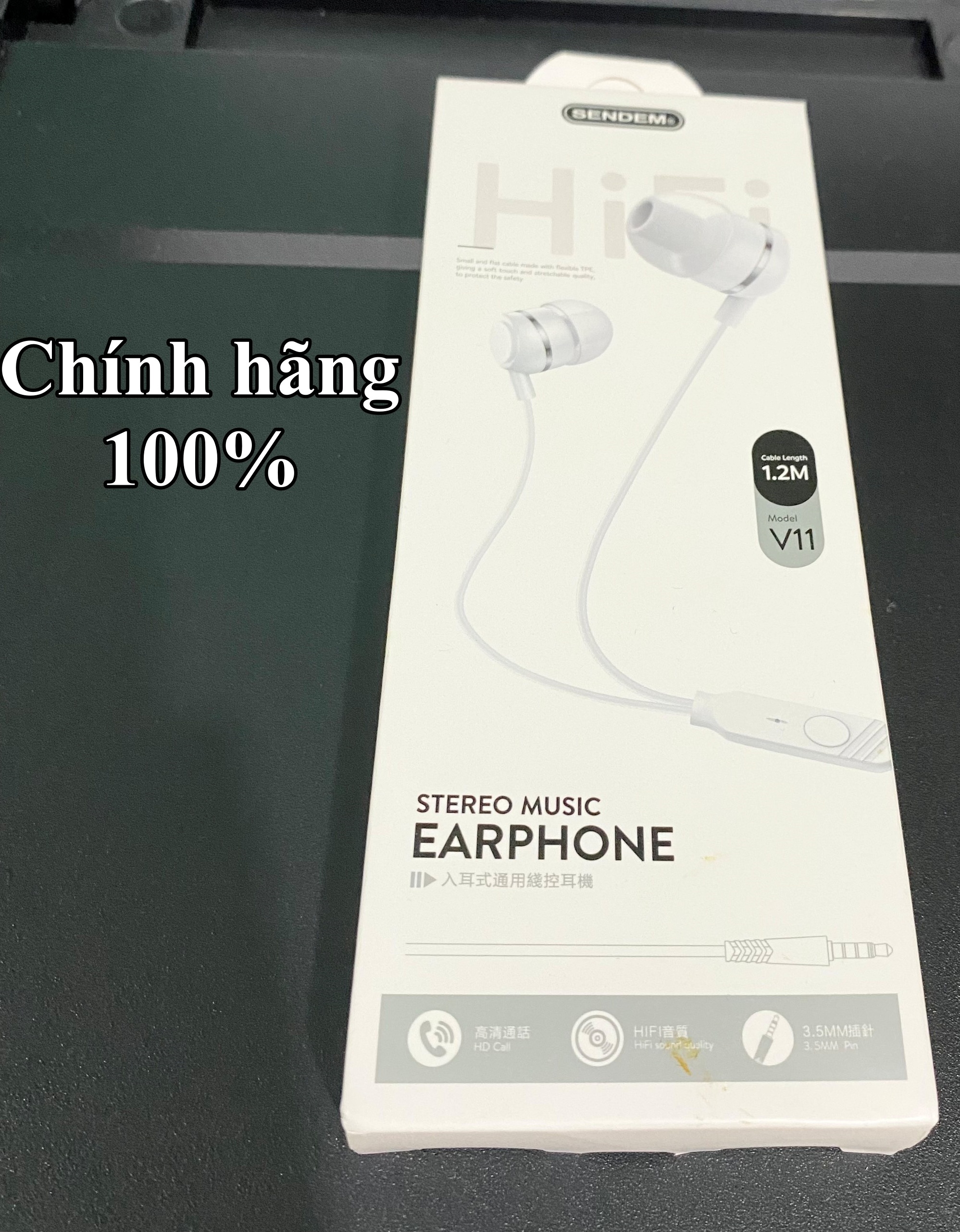 Tai nghe Sendem V11 chống ồn hiệu quả, âm thanh hifi sống động