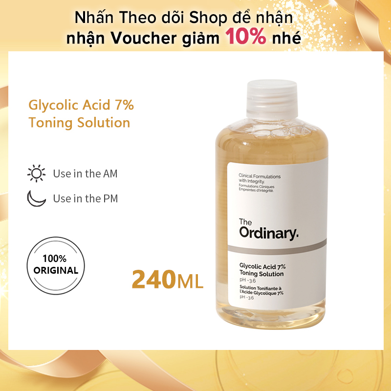 The Ordinary Glycolic Acid 7% Toning Solution - 240ml - INTL