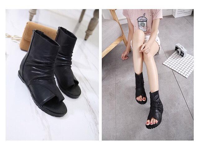 Bốt xỏ ngón siêu xinh, chất mềm êm chân