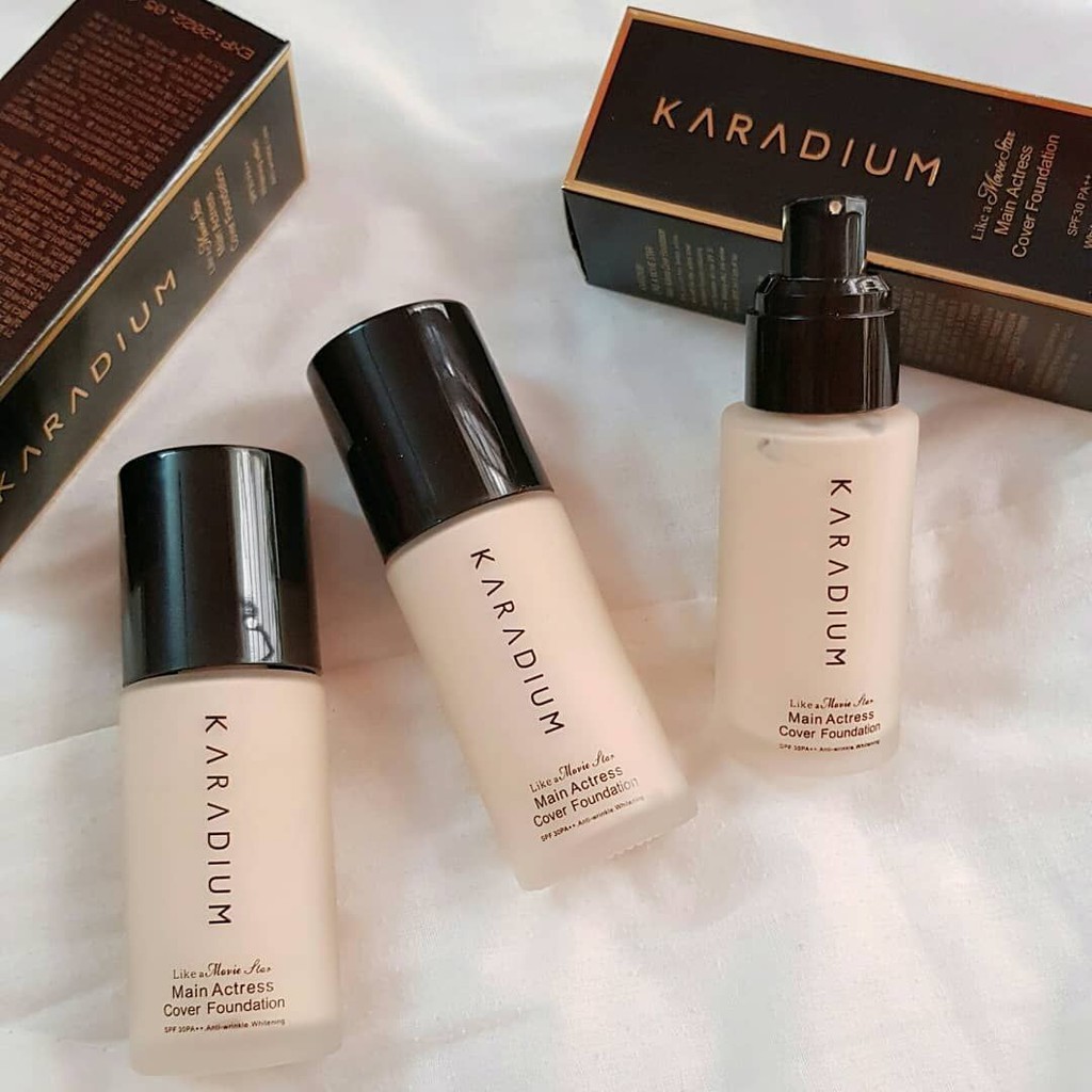 Kem Nền Lọ Karadium Like a Movie Star Cover Foundation.