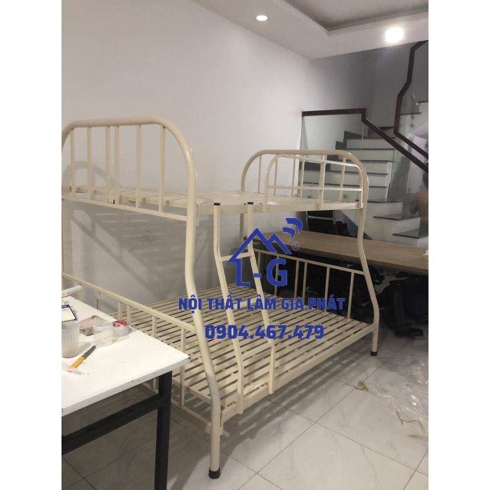 [HCM]Giường Tầng Bằng Sắt Ống Tròn Giao Hàng Miễn Phí Ship