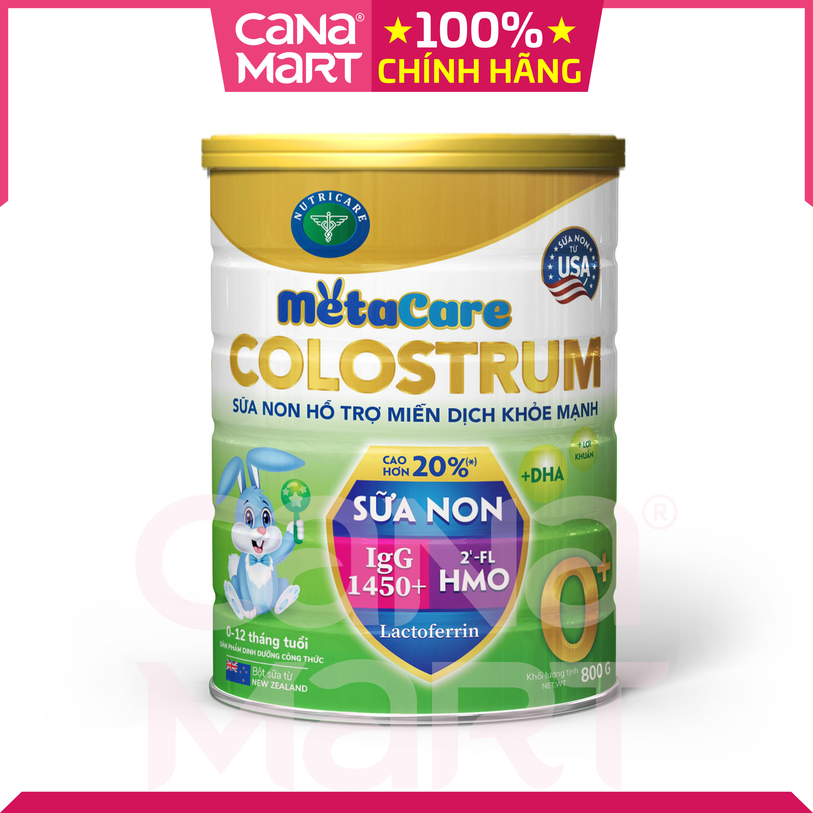 Sữa non Metacare Colostrum 0+ giúp trẻ tăng cường miễn dịch