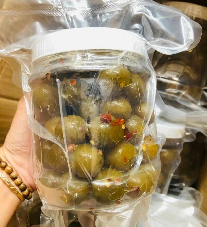Sấu bao tử rim sốt ớt giòn cay 500gr