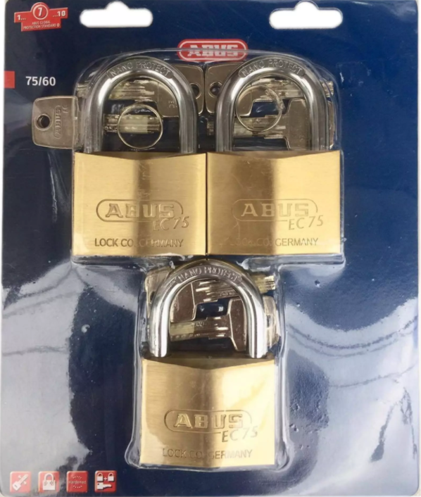 Bộ khóa abus 75/60 mk3 , mk4, mk5 - chìa chủ