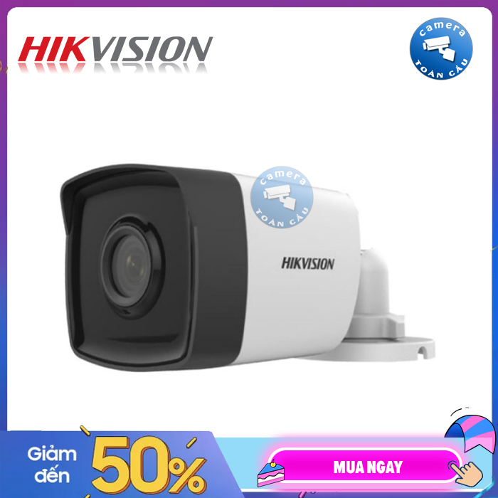 [HCM][NHÀ PHÂN PHỐI] Camera HD-TVI Hikvision DS-2CE16D0T-IT5 (2MP) tầm xa hồng ngoại 80m - Camera Toàn Cầu
