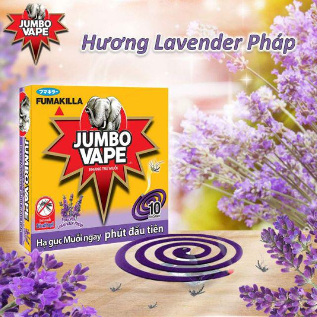 Combo 5 hộp nhang muỗi Jumbo M1 10khoanh hương Lavender