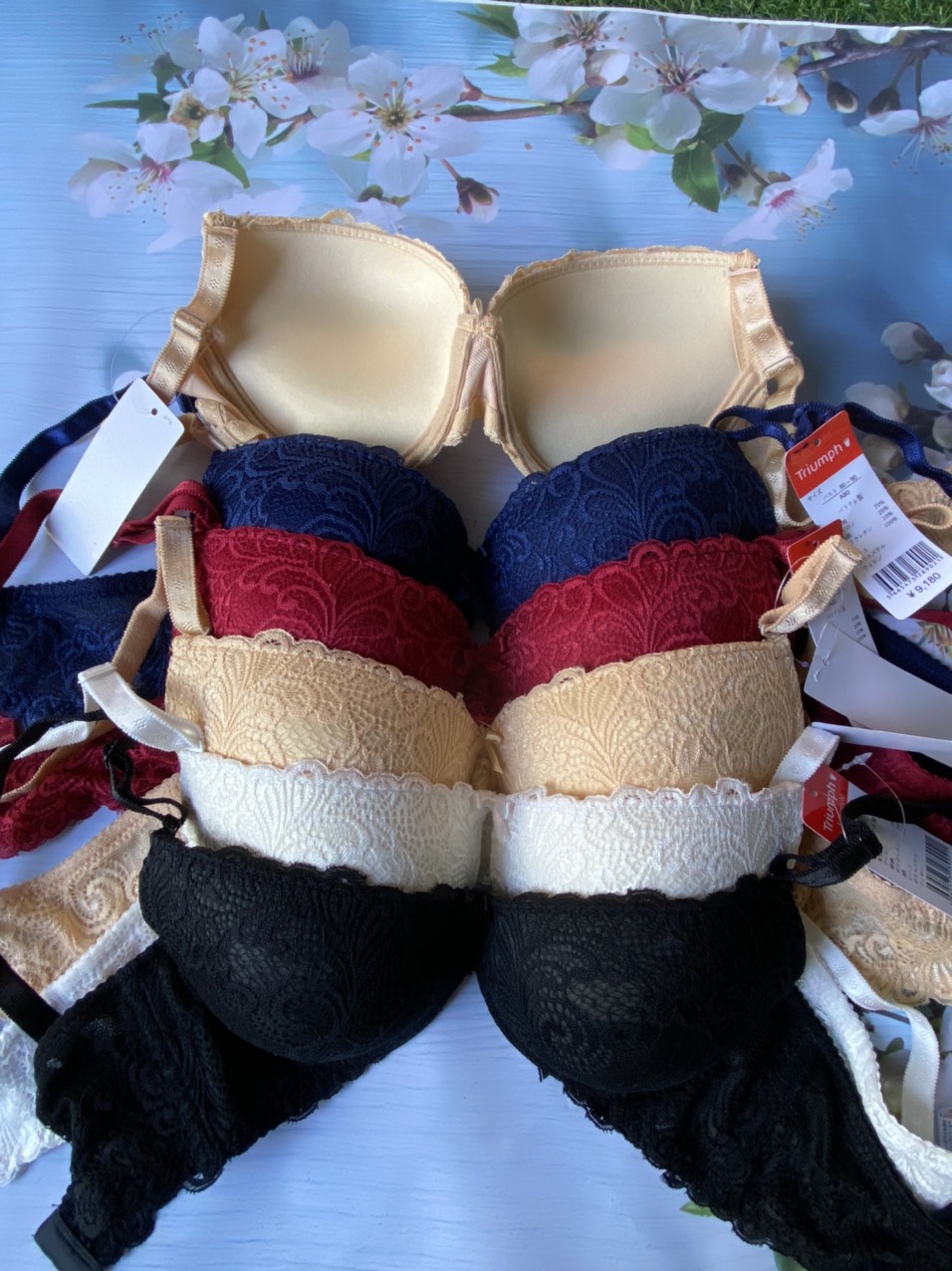 [HCM]Áo lót nữ nguyên ren mút ép vừa 3cm có gọng hàng việt nam