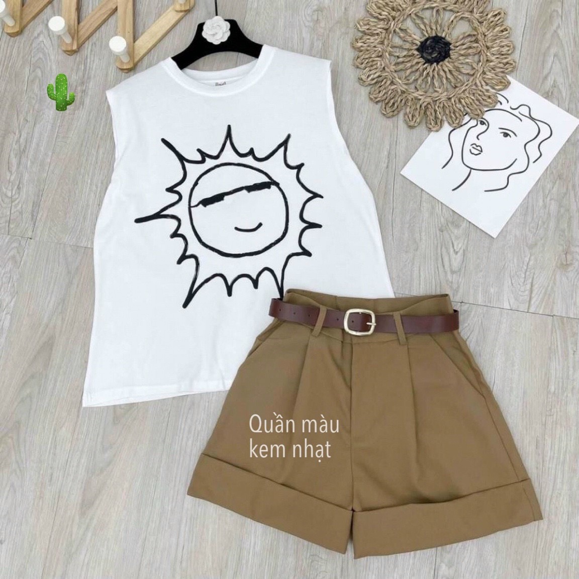 Quần short đùi lật lai vải tuyết mưa stype ttpk0066