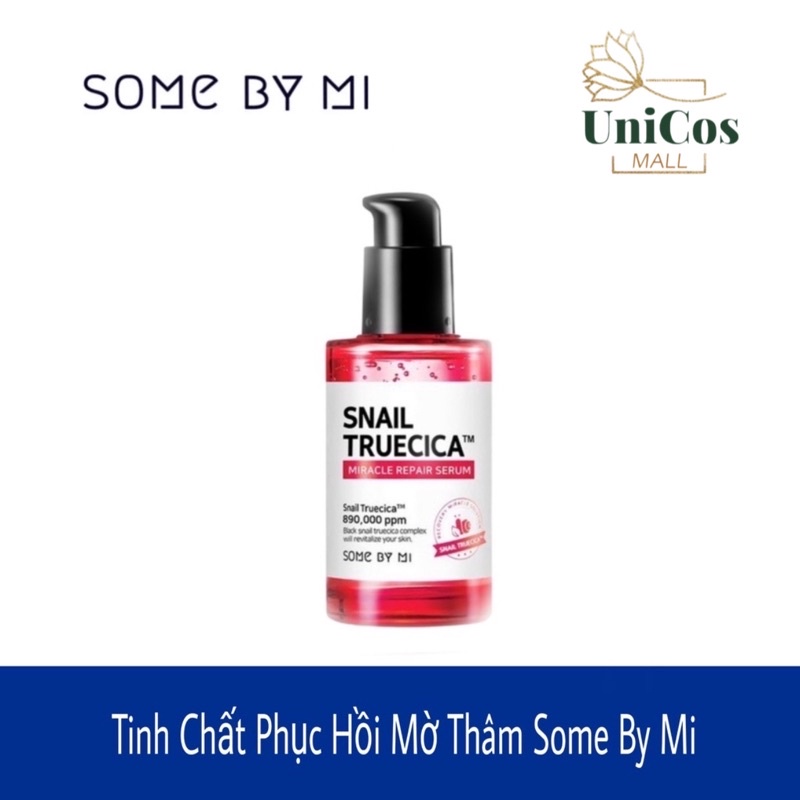 Tinh chất giảm sẹo - ốc sên some by mi snail truecica miracle repair serum, tinh chất phục hồi da some by mi ốc sên