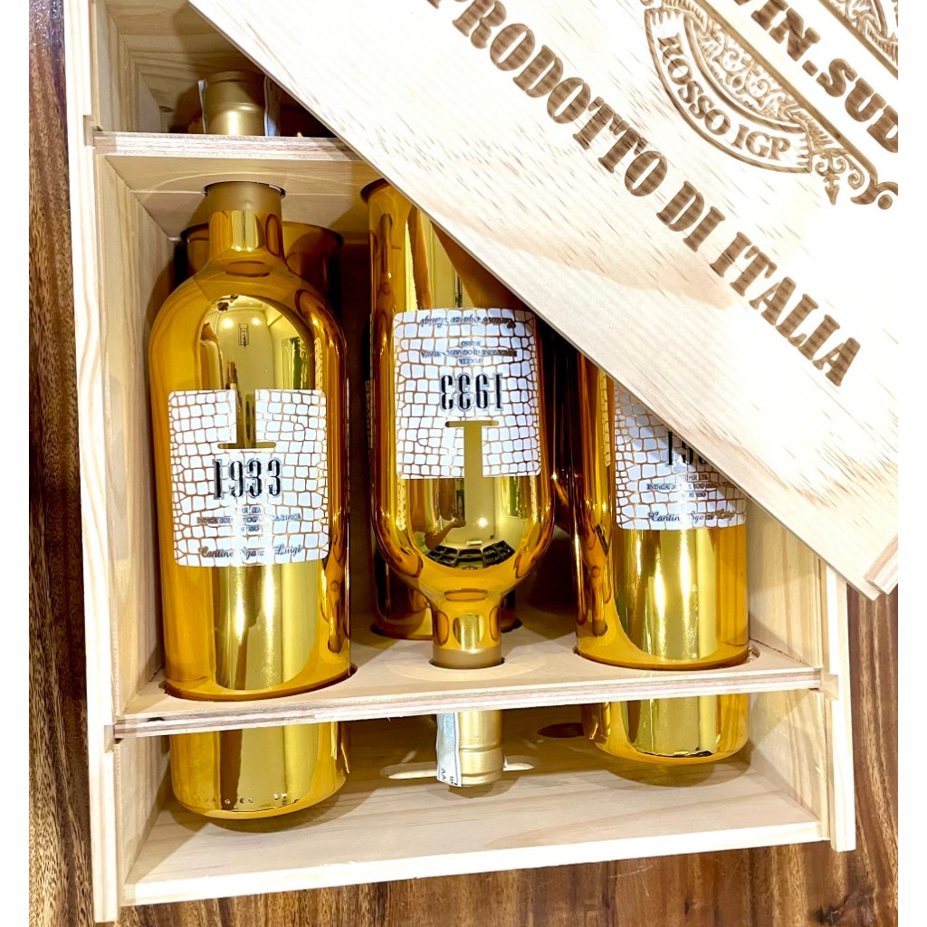 Quà tặng têt 6 chai vang Ý 1933 Topaz nhập khẩu