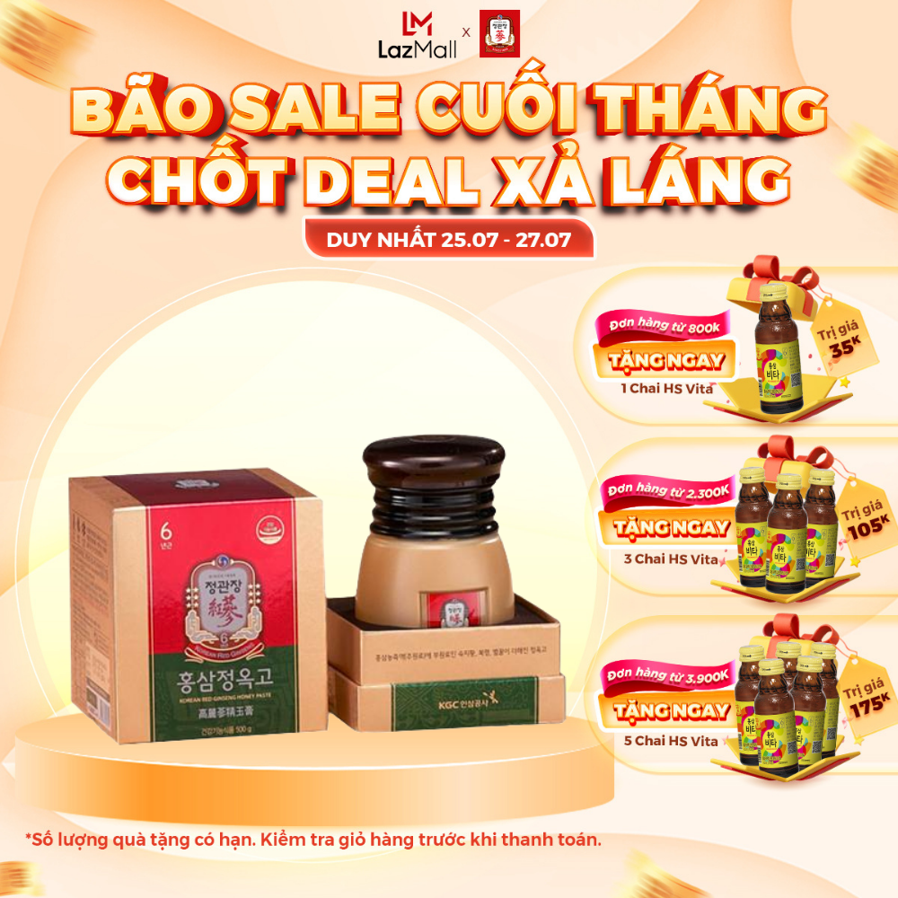 Cao hồng sâm hàn quốc tinh chất mật ong kgc jung kwan jang honey paste