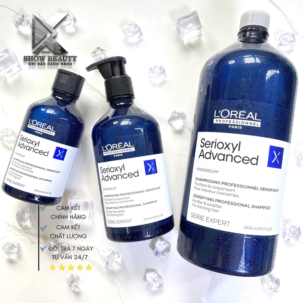  Dầu Gội Làm Dày Tóc Giúp Kích Thích Mọc Tóc Serioxyl - Loreal Professionnel 