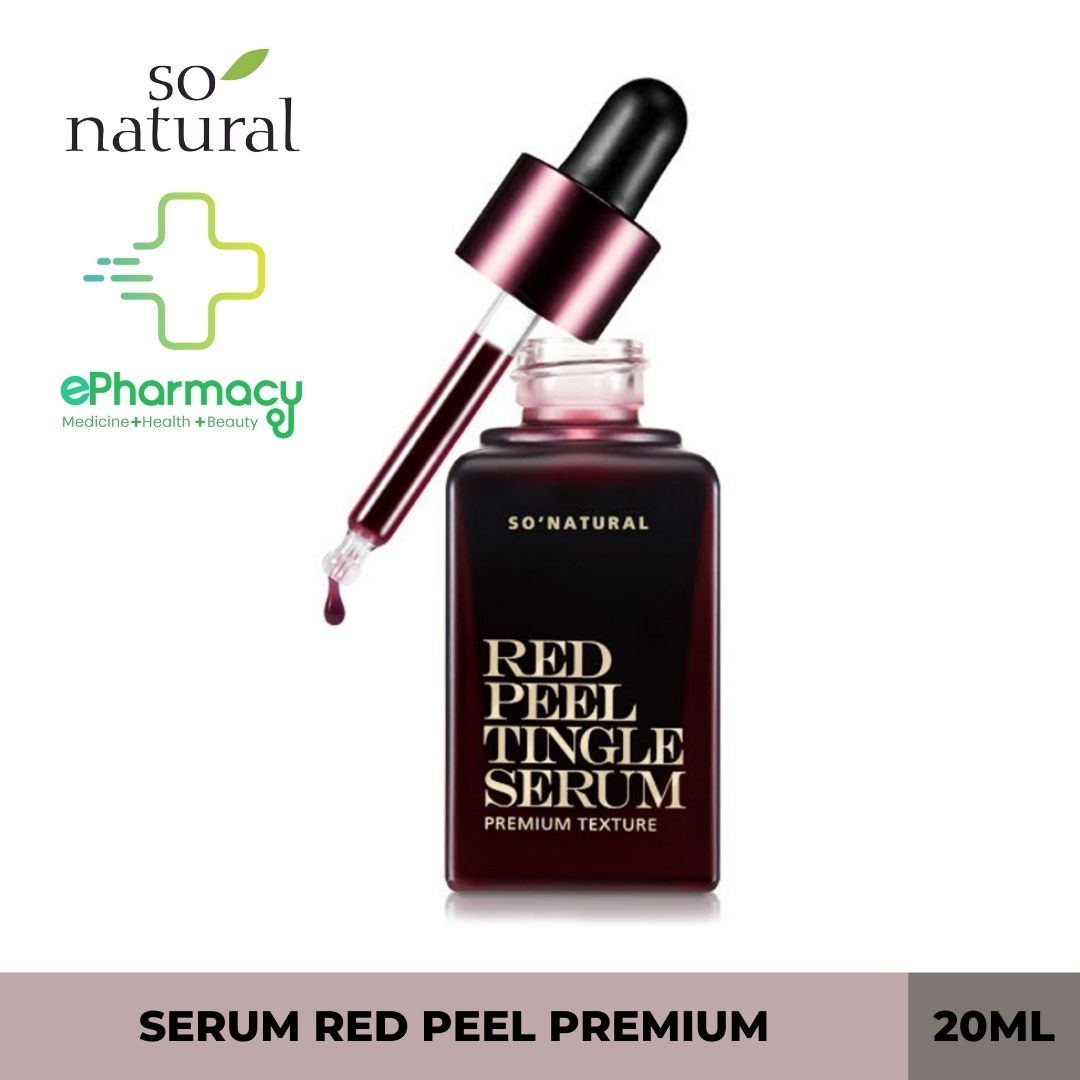 Serum peel da red peel tingle premium tinh chất thay da sinh học red peel - so'natural