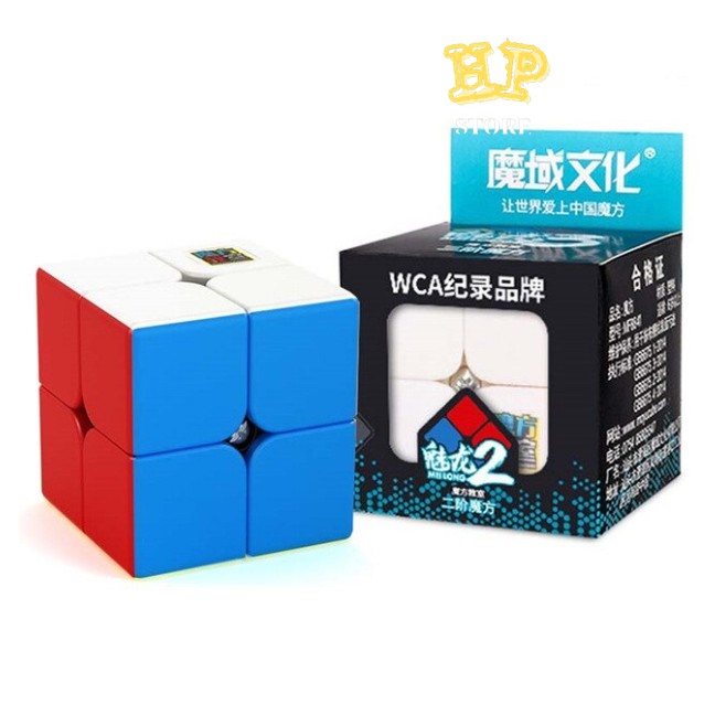Rubik 2x2 Robik 2 xoay trơn mượt không kẹt không rít