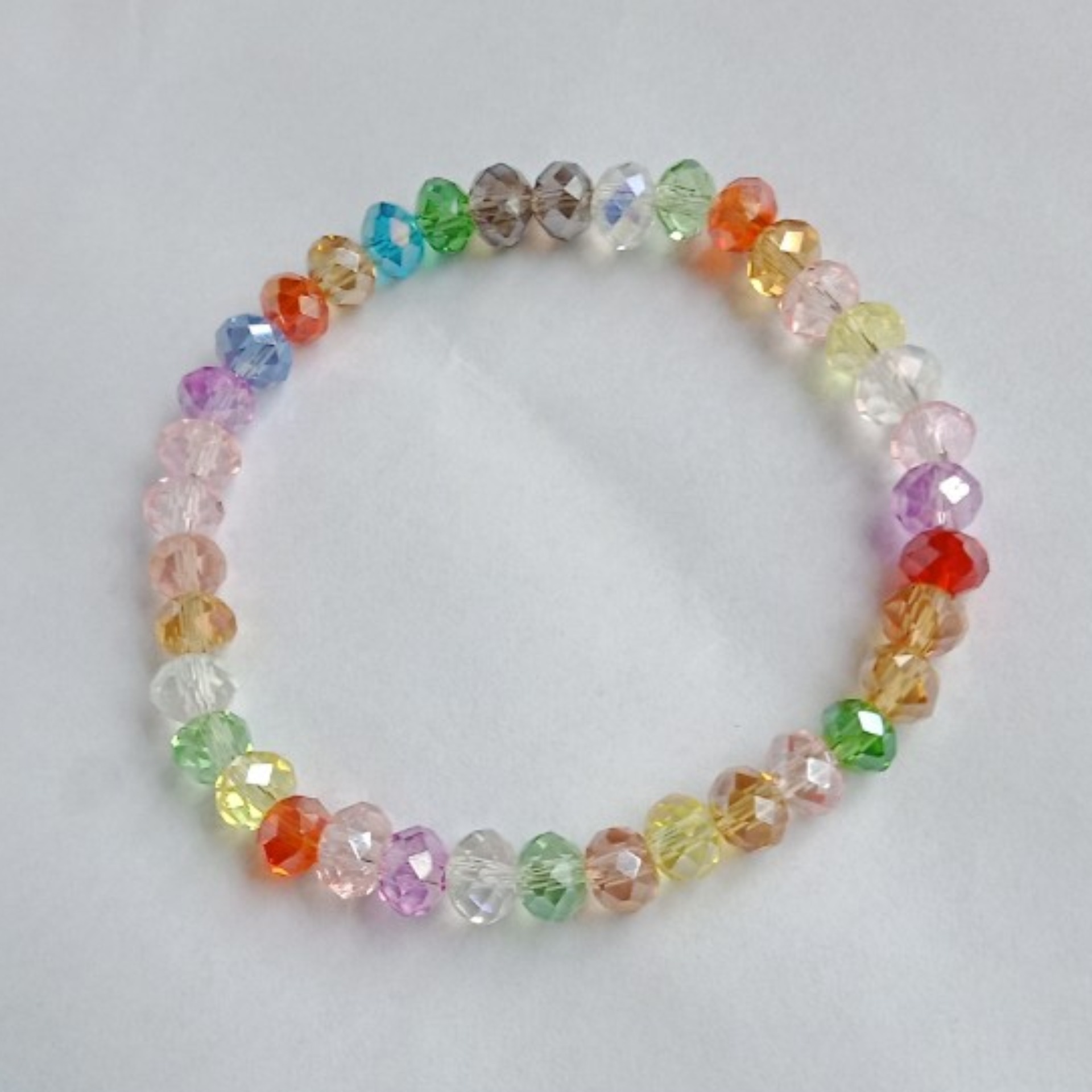 [HCM]Vòng tay pha lê hạt bánh cam size nhỏ 6li lấp lánh nhiều màu cầu vồng rẻ đẹp xu hướng mới thời trang khuyến mãi chụp hình dự tiệc shop tự làm handmade top hot trend tiktok idol hàn quốc mix quần áo dễ thương xinh xắn