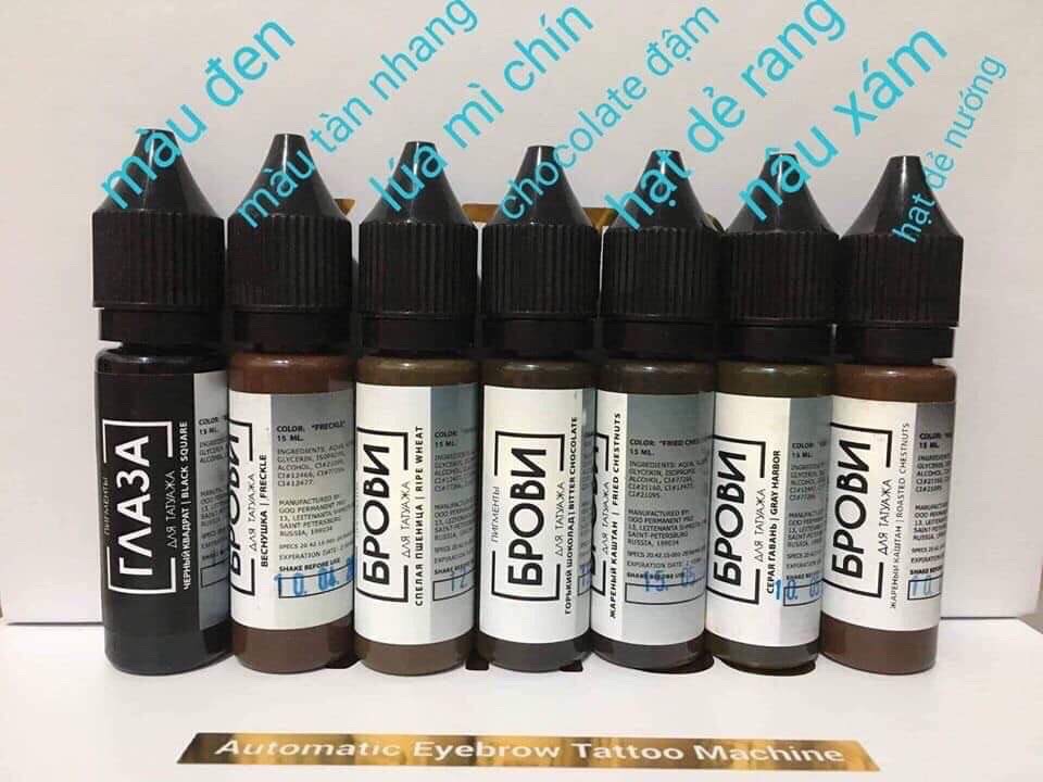[HCM]MỰC BROVI - MỰC PHUN XĂM BROVI FULL BẢN MÀU - DCPXHOANGANH