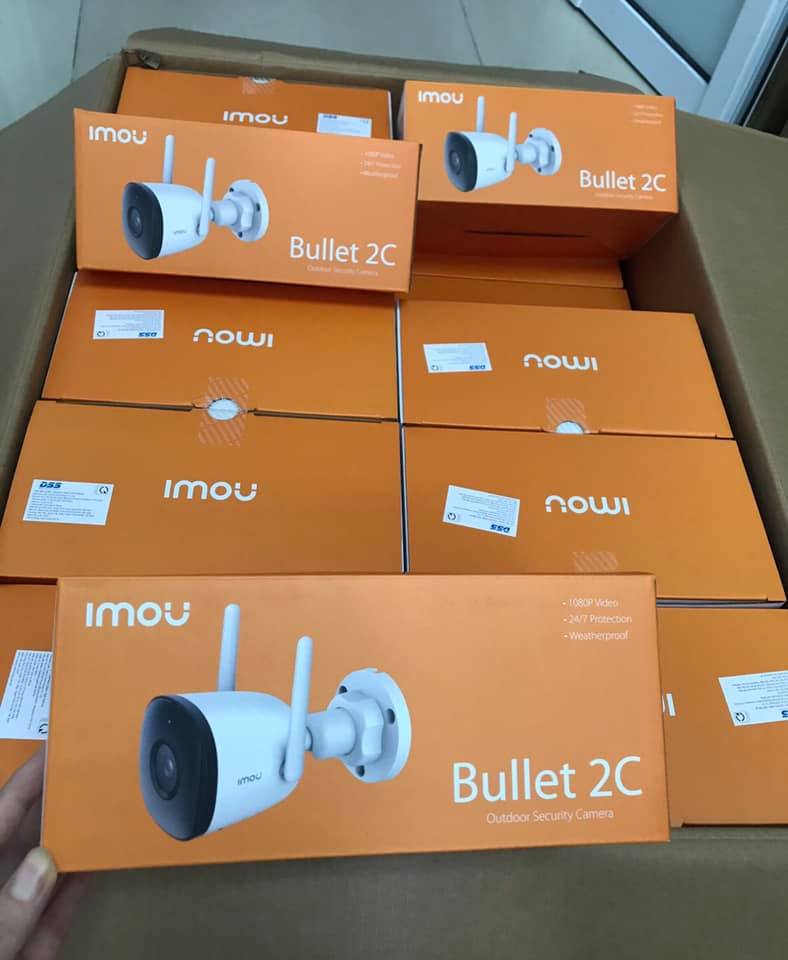 Camera IP IMOU IPC-F22P-imou 2.0mp 1080p bắt được wifi và có cổng lan  chính hãng ngoài trời + thẻ nhớ chính hãng bảo hành 2 năm