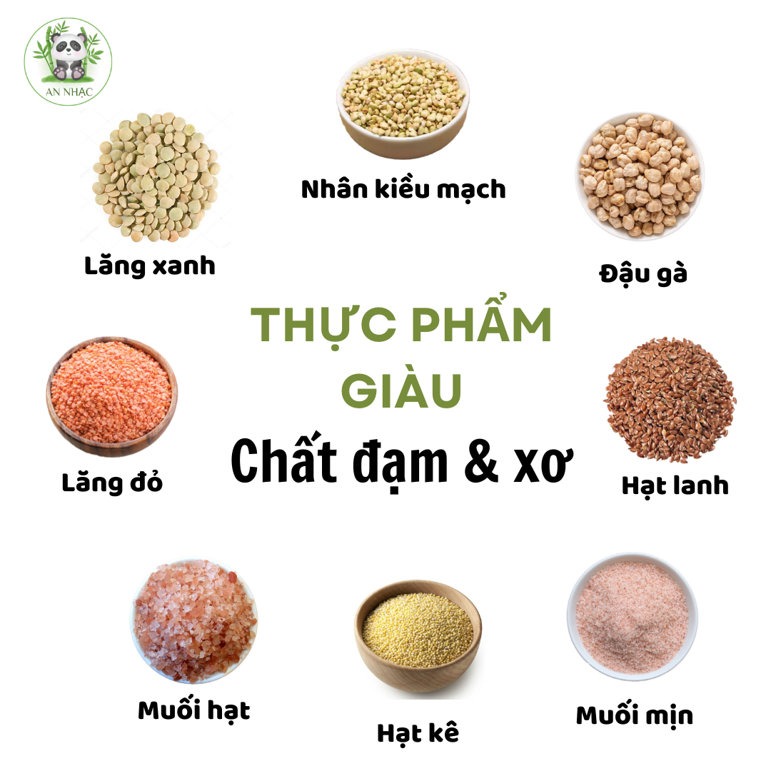 100g đậu hạt đậu lăng, đậu gà, hạt kiều mạch