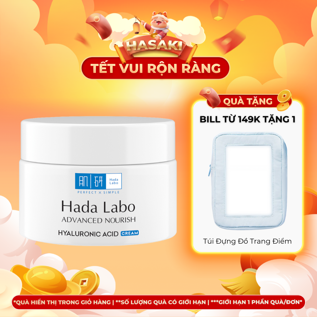 [MUA LÀ CÓ QUÀ] Kem Dưỡng Ẩm Hada Labo Tối Ưu Cho Mọi Loại Da 50g | Hasaki Sản Phẩm Chính Hãng