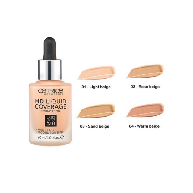 [HCM]Kem nền Catrice Hd Liquid Coverage 30ml Đức cam kết hàng đúng mô tả chất lượng đảm bảo an toàn đến sức khỏe người sử dụng đa dạng mẫu mã màu sắc kích cỡ