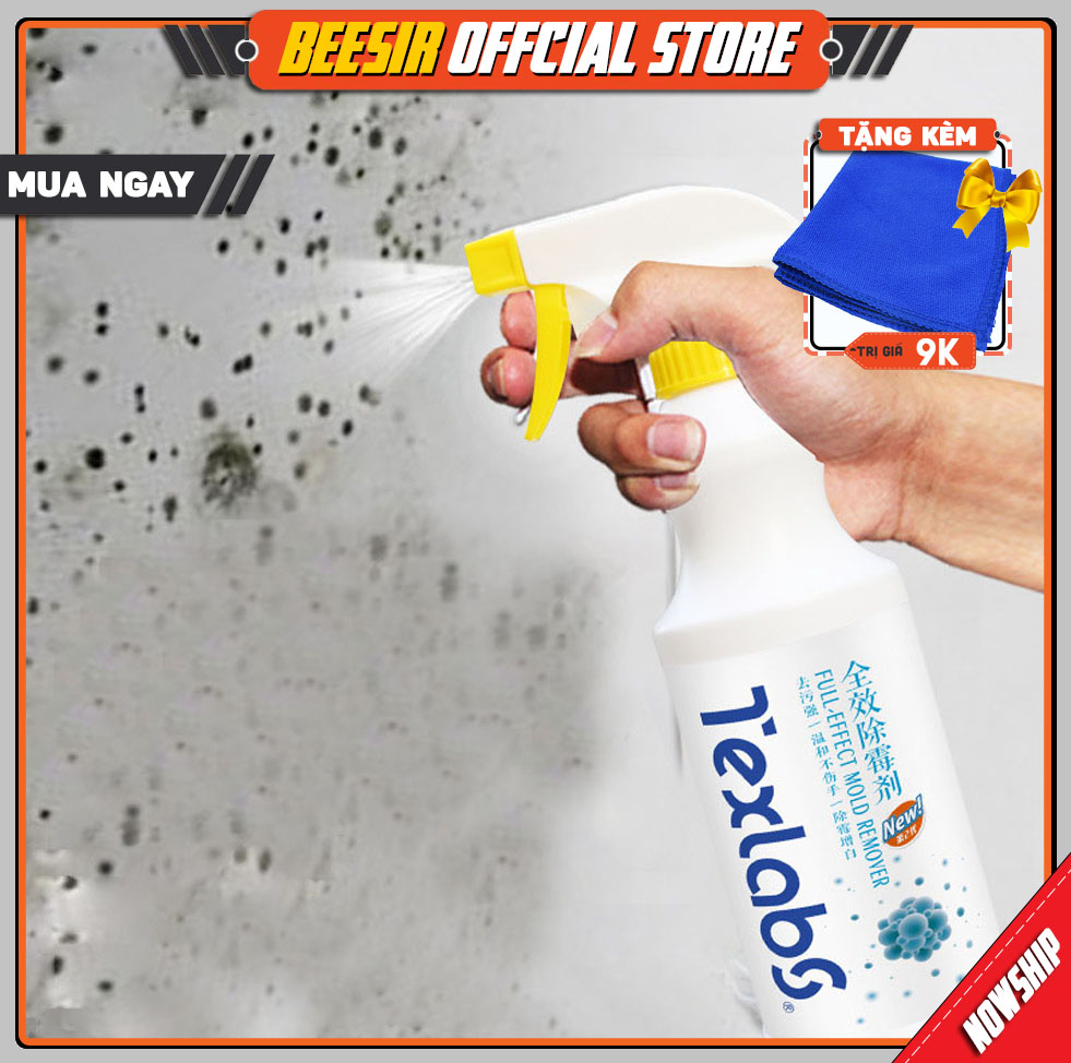 [Kèm Quà Tặng] Bình Xịt Tẩy Nấm Mốc Tường Nhà, Phòng Tắm ,Nhà Bếp TEXLABS 500ml