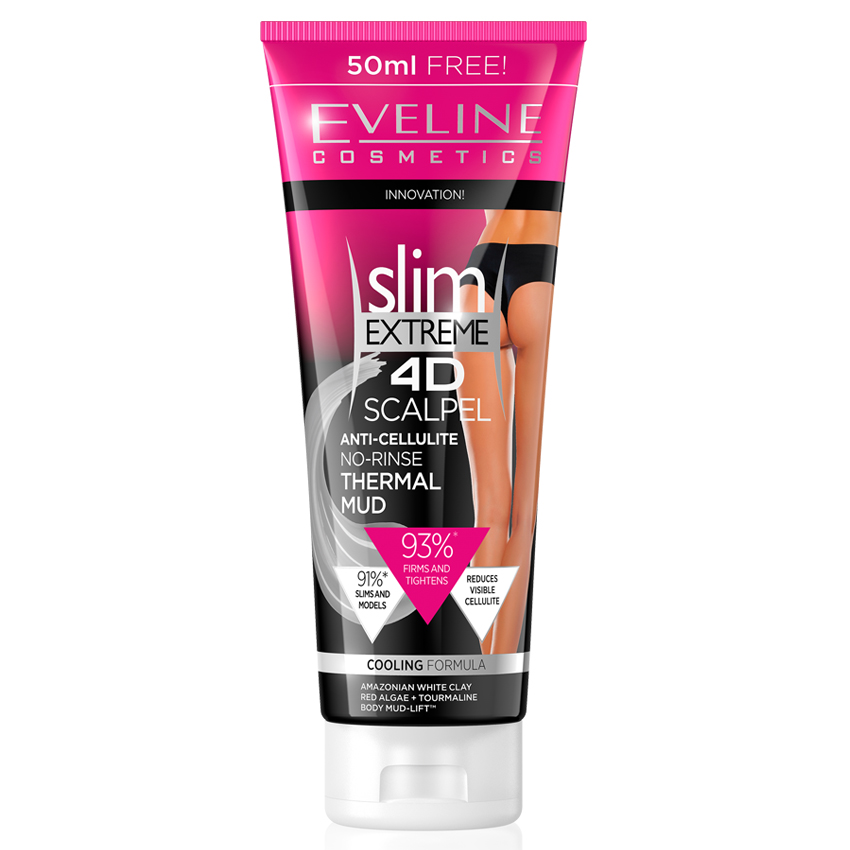 Gel Tan Mỡ Eveline Cosmetics Săn Chắc Da 4D 250ml