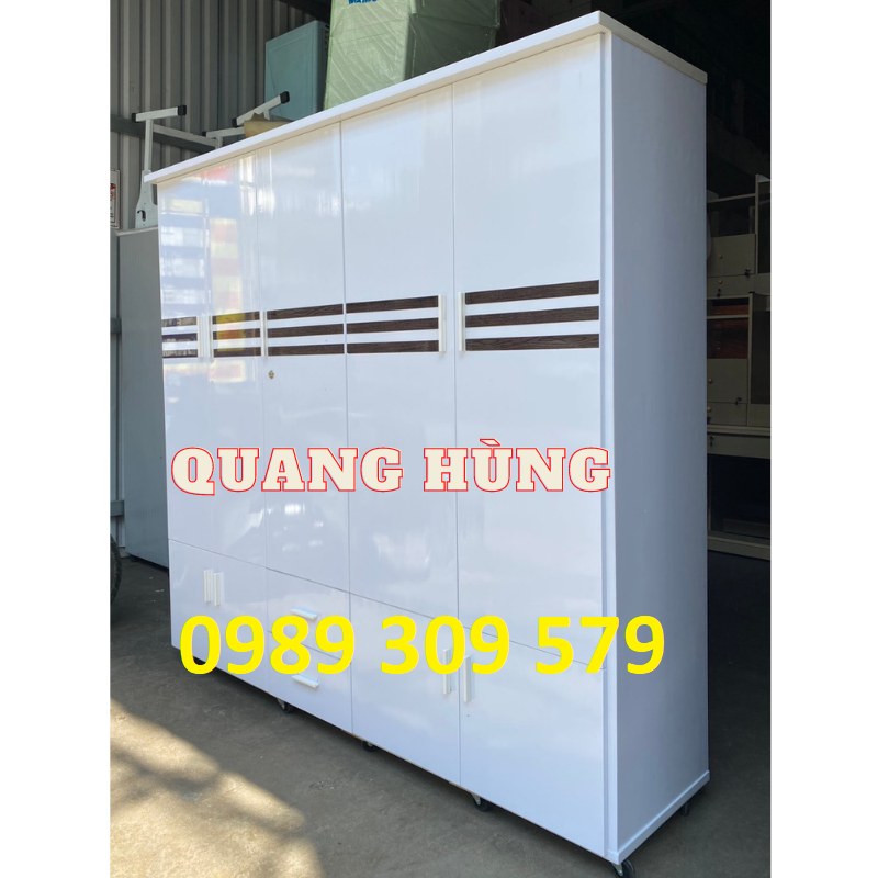 Tủ nhựa Đài Loan 4 cánh lớn cao cấp 2mx1m8 hcm