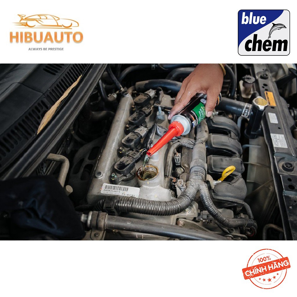 Chai Vệ Sinh Động Cơ Bluechem Oil System Cleaner 0ml