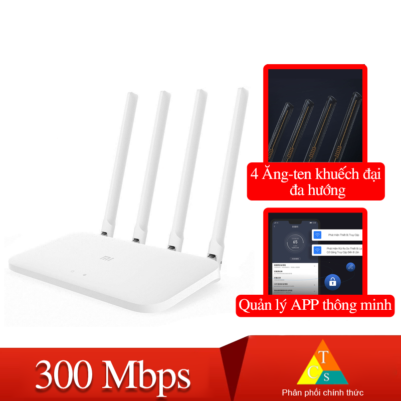 Bộ phát wifi xiaomi router4c mi router 4c r4cm
