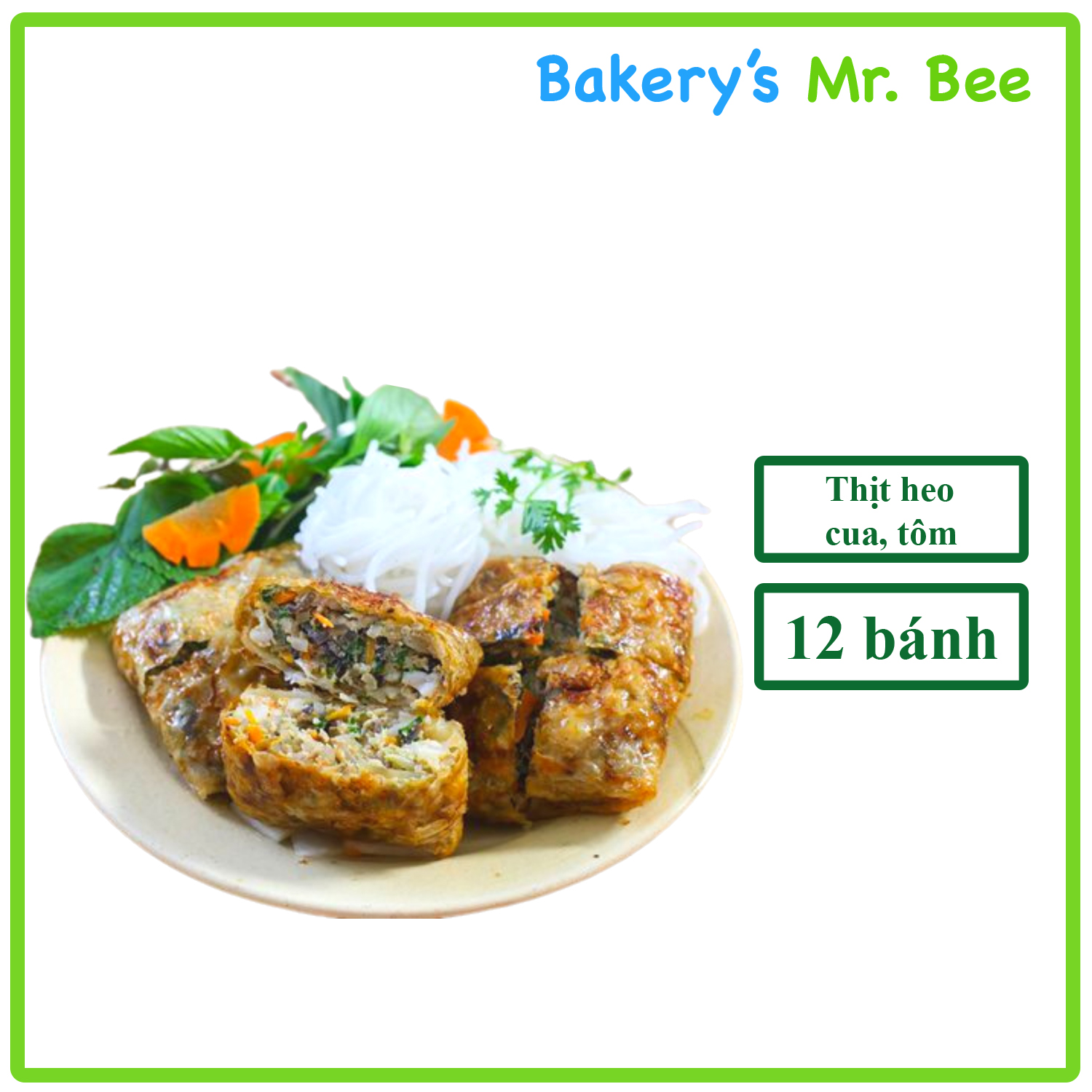 [Chỉ giao HCM] – Nem Cua Bể – Khay 12 bánh