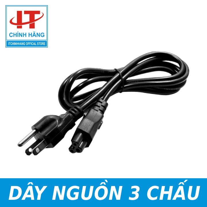 Dây Nguồn Laptop 3 Chấu Dành Cho Adapter