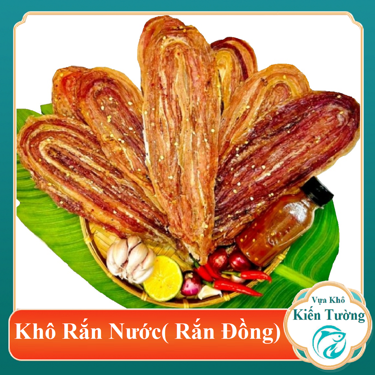 1kg KHÔ RẮN NƯỚC MINH TRIẾT CAO CẤP -  rất thích hợp làm quà tặng cho người thân, bạn bè, đối tác -Vựa Khô Kiến Tường