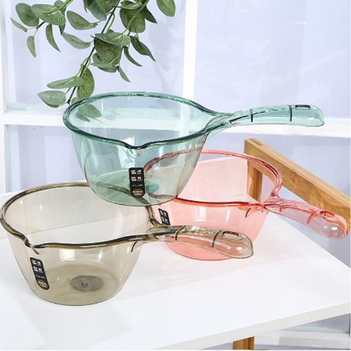 Gáo múc nước bằng nhựa cao cấp trong suốt tiện lợi , gáo nước, ca nhựa múc nước cán dài, chất liệu pc cao cấp