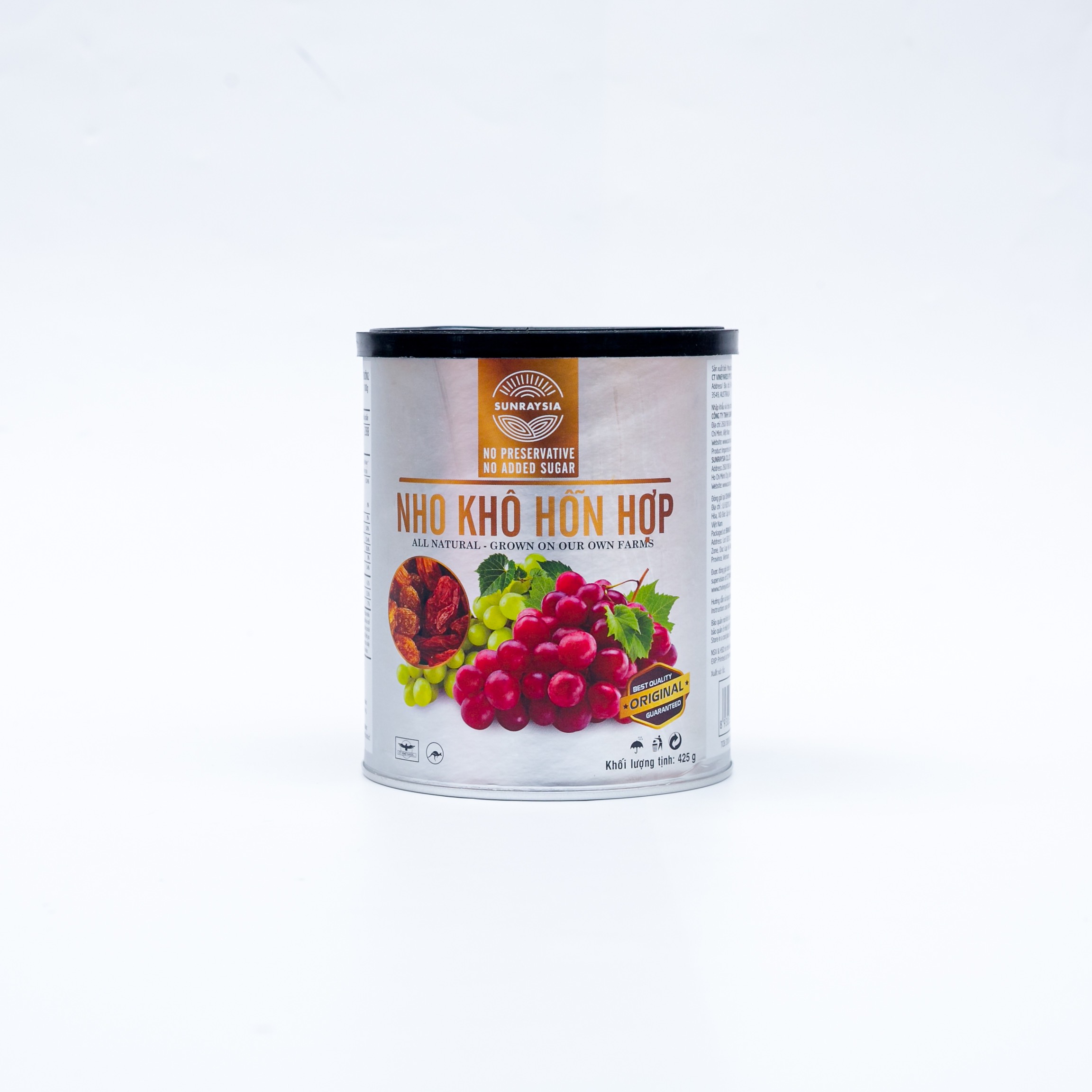 Nho khô cao cấp Úc Sunraysia Mixed 425g
