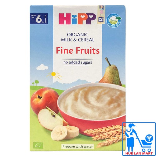 Bột Ăn Dặm HiPP Fine Fruits Hộp 250g
