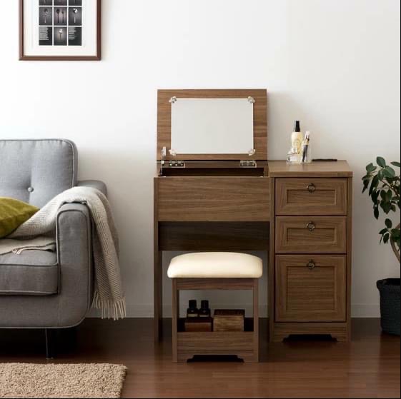 Bàn trang điểm AN70-80D / Dresser / Japan Furniture / D80xR40xC70 CM
