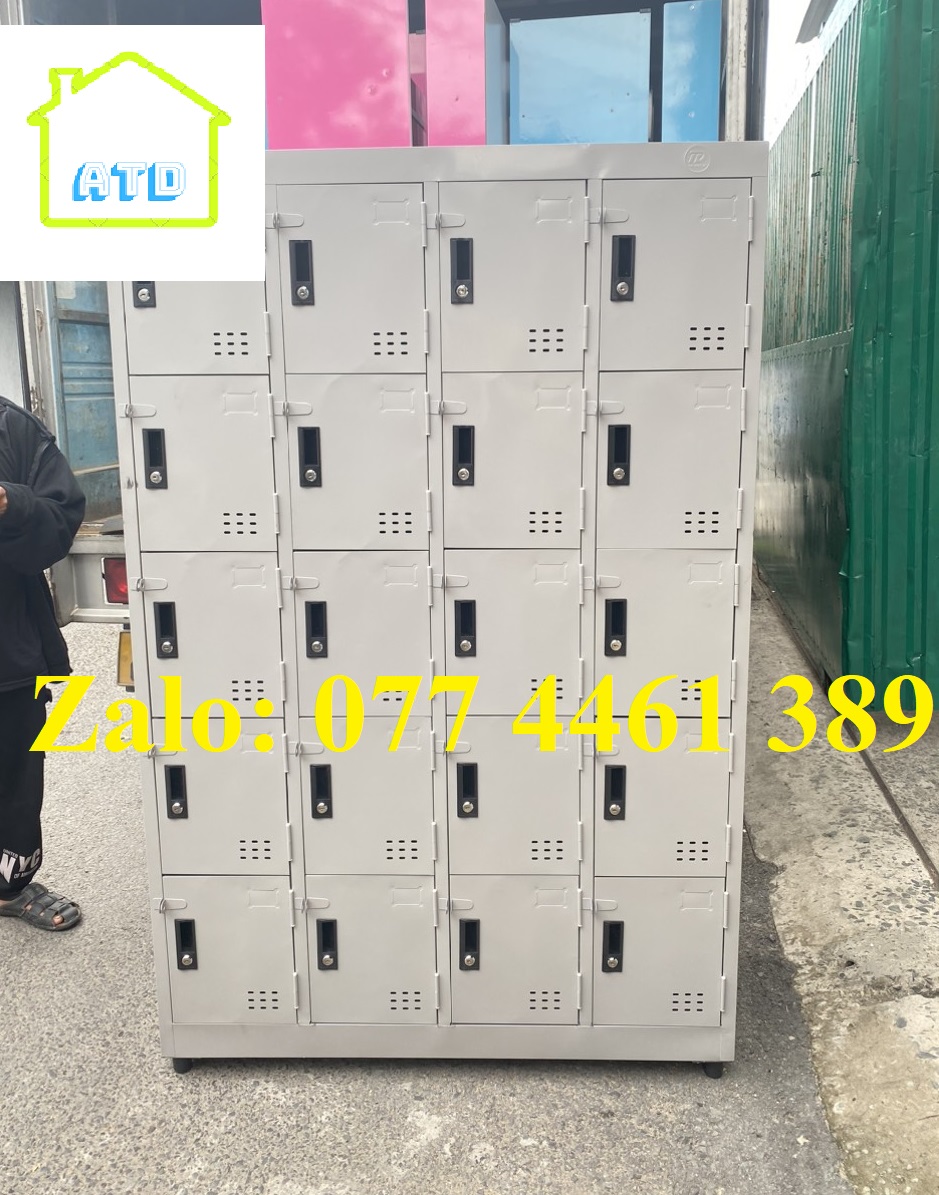 Tủ hồ sơ tủ sắt 20 cửa sơn tĩnh điện cao cấp tủ locker nhiều ngăn đựng đồ