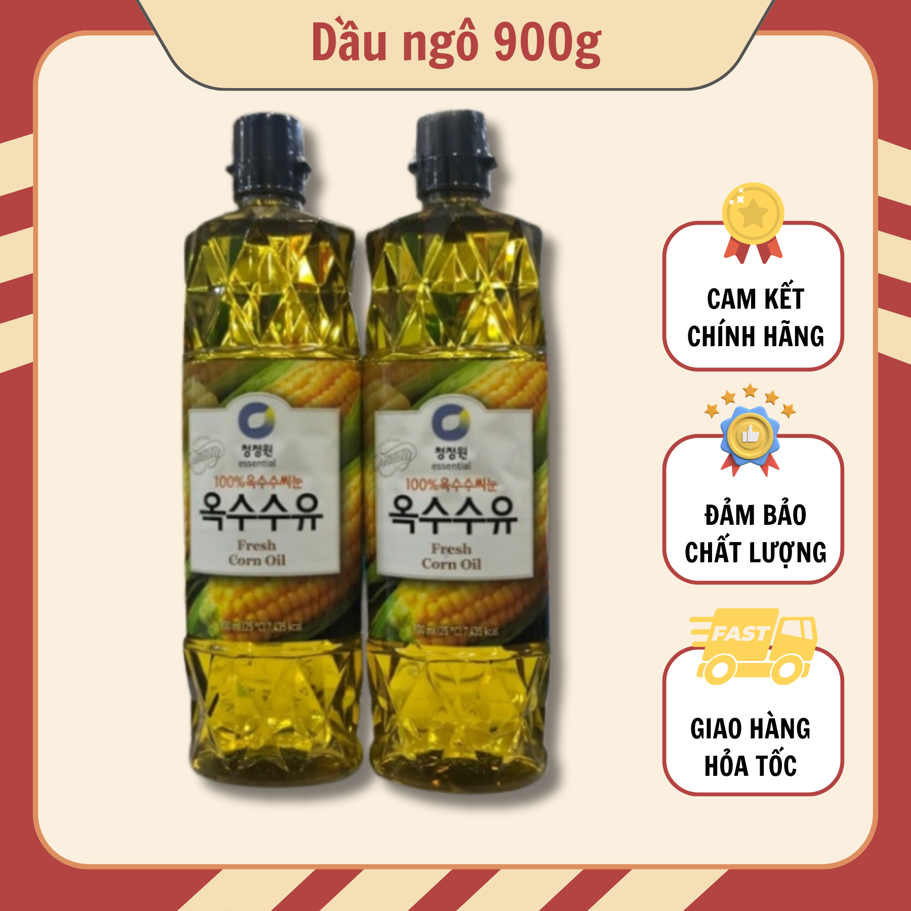 Dầu ngô hàn quốc 900ml