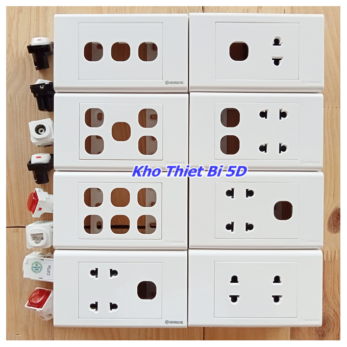Mặt lỗ tròn - hạt công tắc - đèn báo vanlock sino - s18 chính hãng