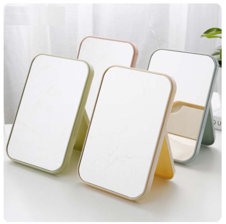 Gương trang điểm để bàn hình chữ nhật gấp gọn tiện dụng - Đồ gia dụng