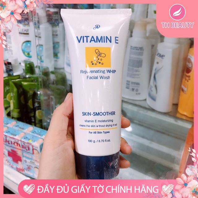Sữa rửa mặt vitamin e thái lan 190g