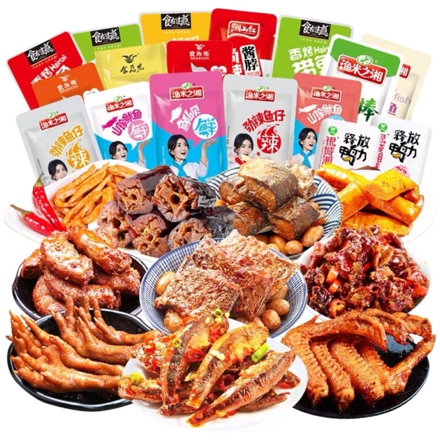 Box ĐỒ ĂN VẶT NỘI ĐỊA TRUNG TỔNG HỢP 30 MÓN