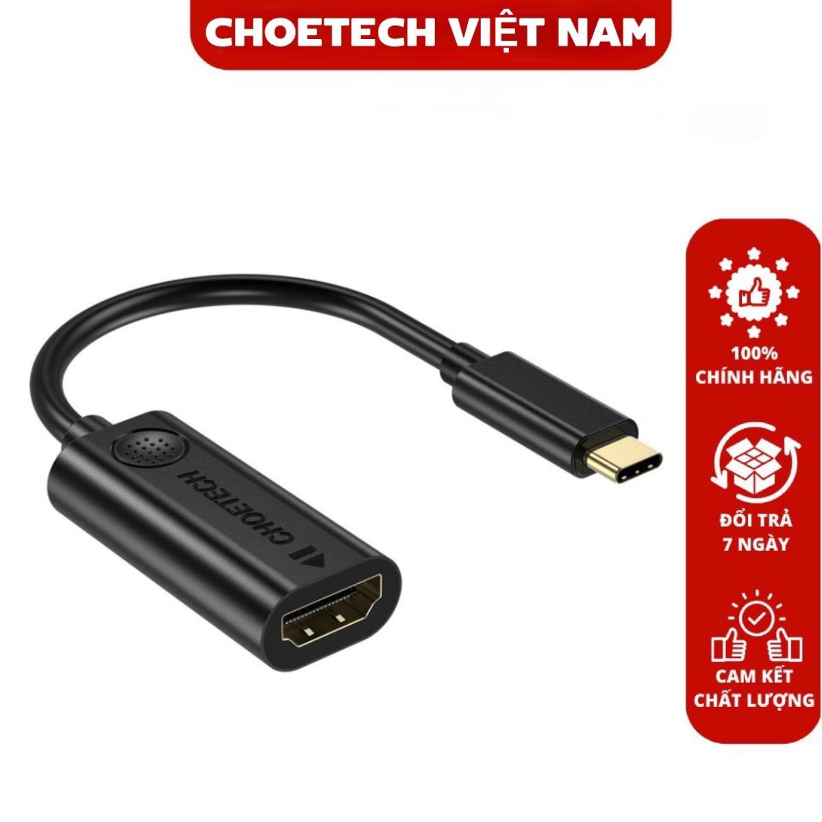Hub chuyển đổi từ type c sang hdmi choetech hub-h04