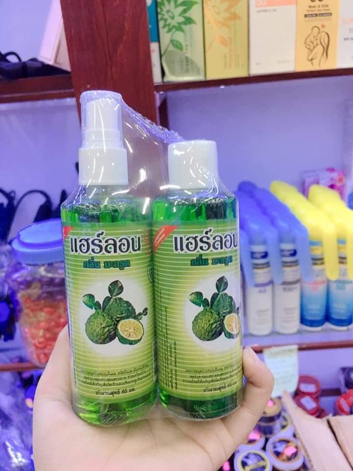 🇹🇭 cặp xịt mọc tóc chanh bưởi sunon hair tonic bergamot 85ml thái lan