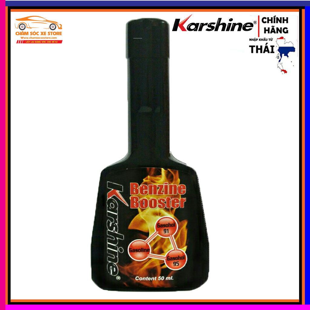Phụ gia súc béc xăng xe máy Karshine benzine booster 50ml ThaiLand