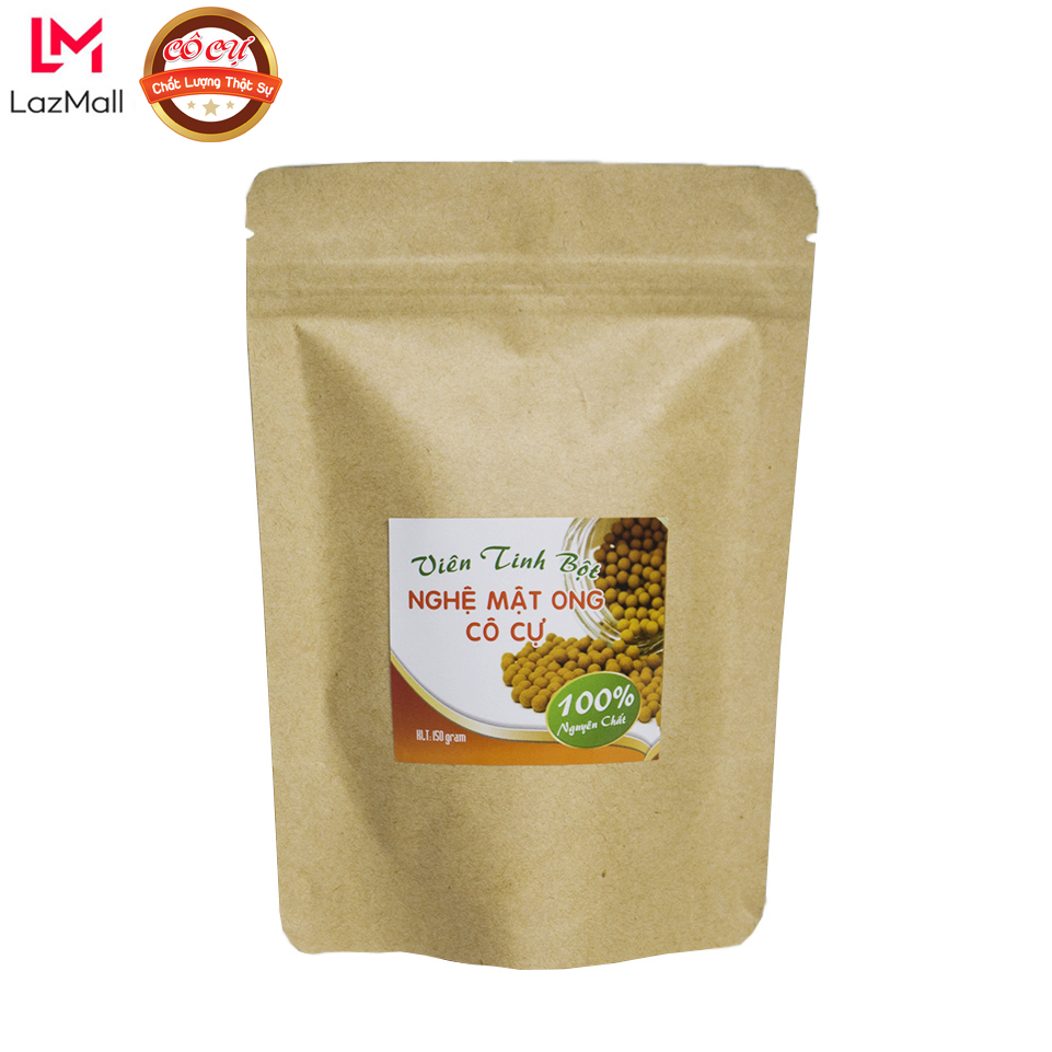 Viên tinh bột nghệ mật ong Cao Cấp Cô Cự túi giấy 30gr